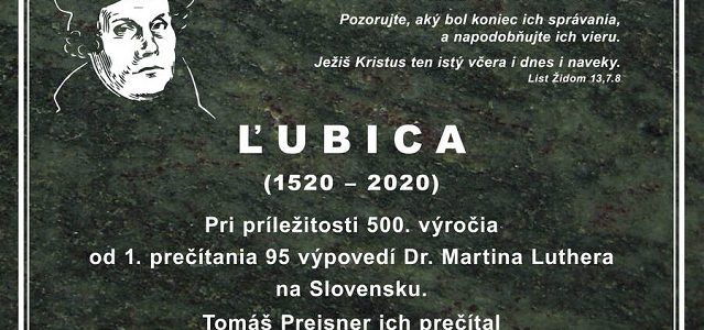 Reformačné Služby Božie z Ľubice vo vysielaní RTVS