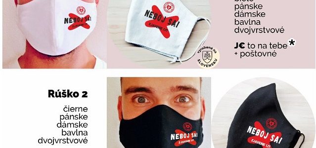 PONUKA: Rúška na podporu MEMC ICHTHYS vo Veľkom Slavkove