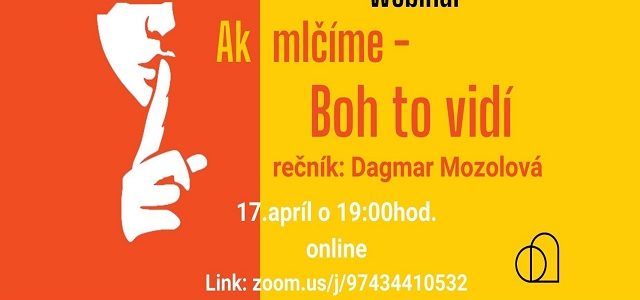 PONUKA: Webinár SEM o odvahe v neľahkých časoch