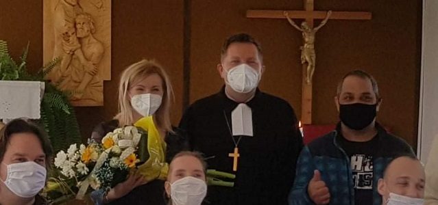 Návšteva biskupa VD v CSS Vita Vitalis v Prešove