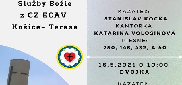 Evanjelické Služby Božie z Košíc – Terasy na RTVS
