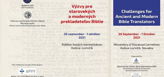 POZVÁNKA: Konferencia k prekladu biblických textov