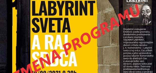 Dištriktuálny deň VD ECAV na Slovensku 2021 – zmena programu