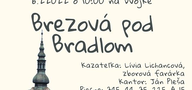 Televízne Služby Božie z Brezovej pod Bradlom