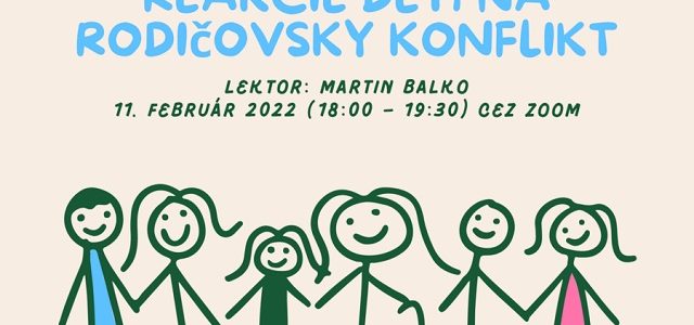 POZVÁNKA: Webinár o rodine v kríze