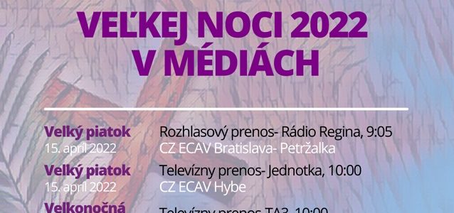 Služby Božie počas Veľkej Noci 2022 v médiách