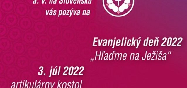 POZVÁNKA: Evanjelický deň v Kežmarku