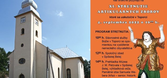 POZVÁNKA: XI. stretnutie artikulárnych zborov