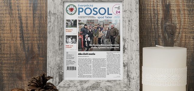 Rozhovor s misionárom Steinom v najnovšom vydaní Posla