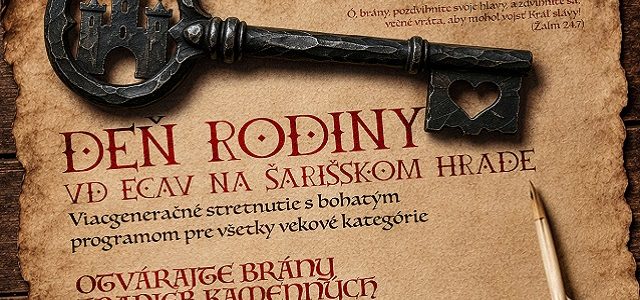 POZÝVAME: Deň rodiny VD ECAV na Šarišskom hrade