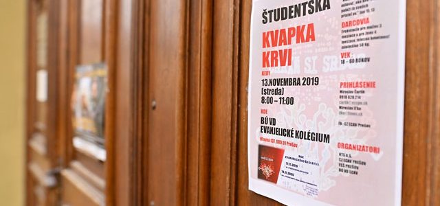 Študentská kvapka krvi