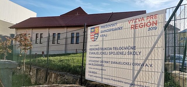 Rekonštrukcia telocvične ESŠ v Prešove