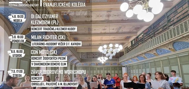 Festival židovskej kultúry v Prešove